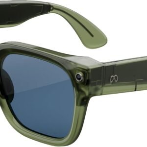 Meta Fury Glasses with AI Photo Video Audio & Messaging - Racing Green/Light Blue Atlantic