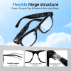 20008347_5 KAIGEER | AI Smart Glasses (Gen 1) with 13MP Camera Real-Time Translation Bluetooth Calls & WiFi - Shiny Black