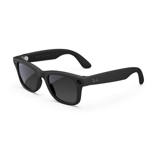 51aLztXp3HL._SL1500_ Ray-Ban | Meta Wayfarer (Gen 2) Glasses with AI, Photo, Video, Audio & Messaging - Matte Black/Polarized Gradient Graphite - Standard
