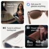71yYdDVbwxL._SL1500_ Ray-Ban | Meta Wayfarer (Gen 2) Glasses with AI, Photo, Video, Audio & Messaging - Matte Black/Polarized Gradient Graphite - Standard