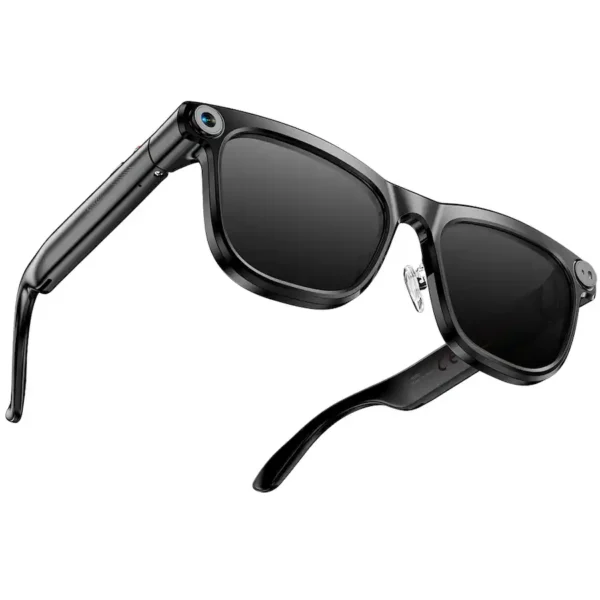 7c6e6f3b-05a0-4063-8b8d-ad33c936b2bd KAIGEER | AI Smart Glasses (Gen 1) with 13MP Camera Real-Time Translation Bluetooth Calls & WiFi - Shiny Black