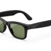 Ray-Ban | Meta Wayfarer (Gen 1) Glasses with AI, Photo, Video, Audio & Messaging - Shiny Black/G-15 Green - Standard