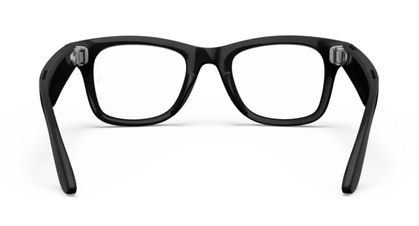 Ray-Ban | Meta Wayfarer (Gen 1) Glasses with AI, Photo, Video, Audio & Messaging - Shiny Black/G-15 Green - Standard